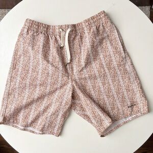 Rhythm Men’s 8” Paisley Swim Trunks Size 33 Unlined